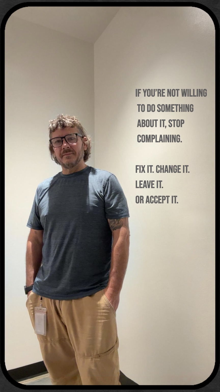 Roland Nielson standing in a hallway